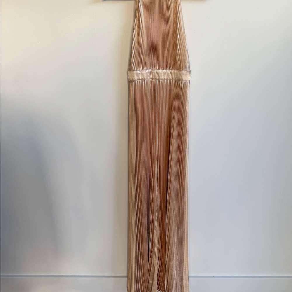 Elegant Tan Jumpsuit